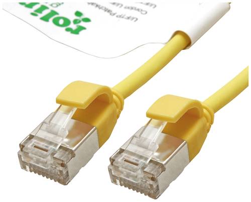 Roline green 21443326 RJ45 Netzwerkkabel, Patchkabel CAT 6a U/FTP 3.00m Gelb 1St. von Roline green