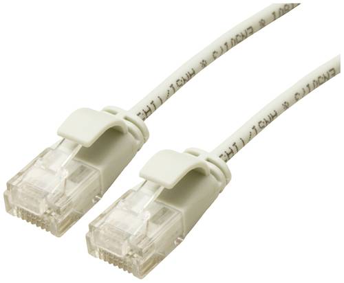 Roline green 21443902 RJ45 Netzwerkkabel, Patchkabel CAT 6a U/UTP 0.50m Grau von Roline green