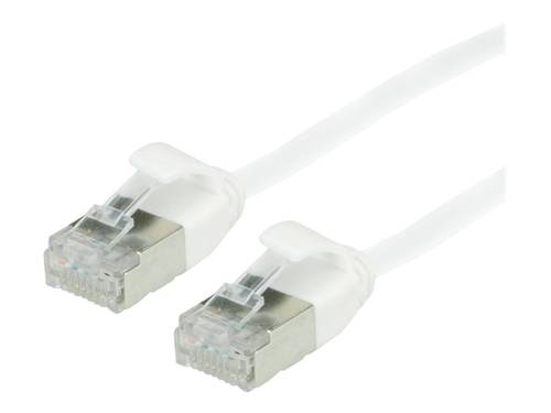 Roline green RJ45 Netzwerk Anschlusskabel CAT 6a [1x RJ45-Stecker - 1x RJ45-Stecker] 2m Weiß von Roline green