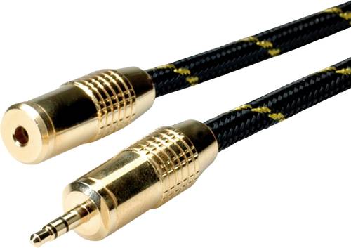 Roline 11.09.4759 Klinke Audio Verlängerungskabel [1x Klinkenstecker 3.5mm - 1x Klinkenbuchse 3.5 m Roline 11.09.4759 Klinke Audio Verlängerungskabel [1x Klinkenstecker 3.5mm - 1x Klinkenbuchse 3.5 m von Roline
