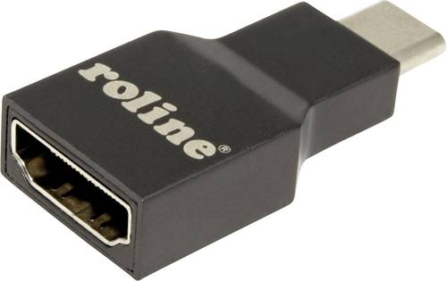 Roline 12.03.3224 Adapter [1x USB-C® Stecker - 1x HDMI-Buchse] Grau von Roline