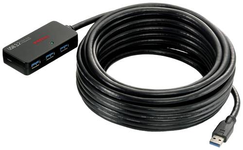 Roline 12.04.1098 4 Port USB 3.2 Gen 1-Hub (USB 3.0) Schwarz von Roline