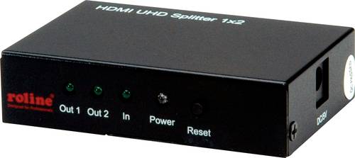 Roline 14.01.3585 HDMI-Splitter 3840 x 2160 Pixel Schwarz von Roline