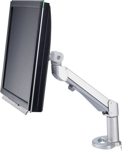 Roline 17.03.1149 1fach Monitor-Tischhalterung Silber Neigbar, Höhenverstellbar, Drehbar von Roline