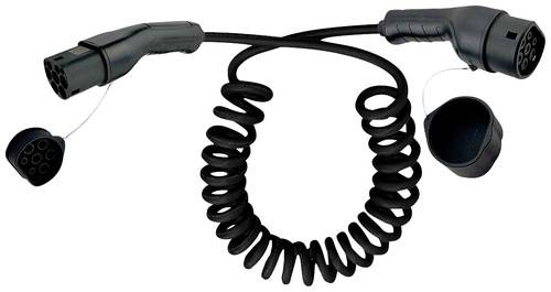 Roline 19080053 eMobility Ladekabel 3m Flammwidrig, IP65, Spiralkabel von Roline