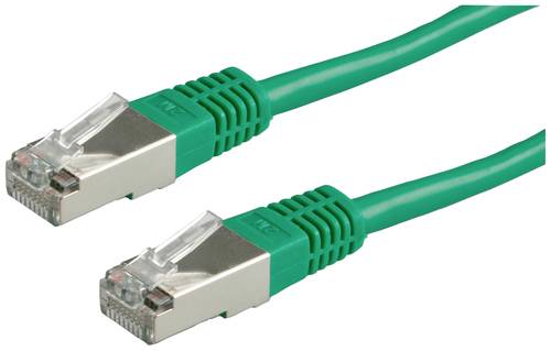 Roline 21.15.0353 RJ45 Netzwerkkabel, Patchkabel CAT 5e S/FTP 3.00m Grün 1St. von Roline