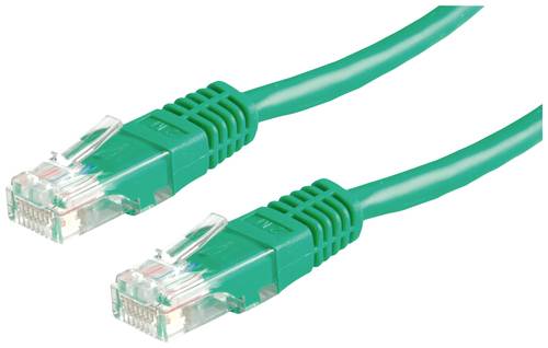 Roline 21.15.0563 RJ45 Netzwerkkabel, Patchkabel CAT 5e U/UTP 5.00m Grün 1St. von Roline