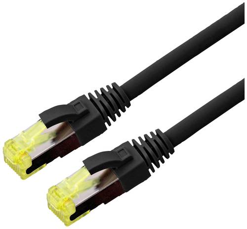 Roline 21.15.0752 RJ45 Netzwerkkabel, Patchkabel CAT 6a S/FTP 2m Schwarz 1St. von Roline