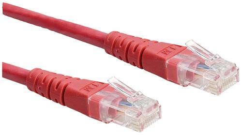 Roline 21.15.0924 RJ45 Netzwerkkabel, Patchkabel CAT 6 U/UTP 1.50m Rot 1St. von Roline