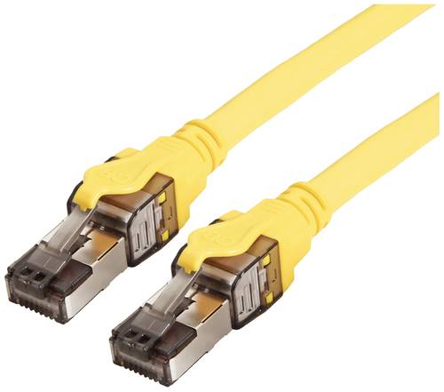 Roline 21.15.1862 RJ45 Netzwerkkabel, Patchkabel CAT 8.1 S/FTP 2.00m Gelb 1St. von Roline