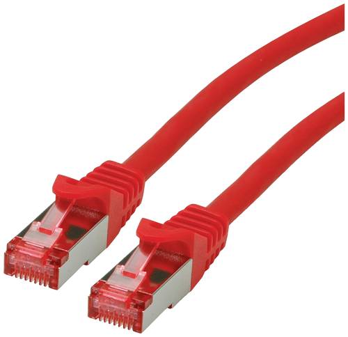 Roline 21.15.2611 RJ45 Netzwerkkabel, Patchkabel CAT 6 S/FTP 1.00m Rot 1St. von Roline