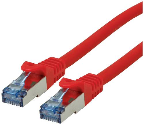 Roline 21.15.2815 RJ45 Netzwerkkabel, Patchkabel CAT 6a S/FTP 5.00m Rot 1St. von Roline