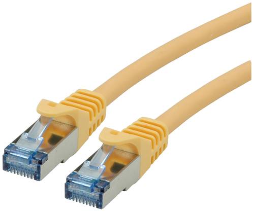 Roline 21.15.2824 RJ45 Netzwerkkabel, Patchkabel CAT 6a S/FTP 1.50m Gelb 1St. von Roline
