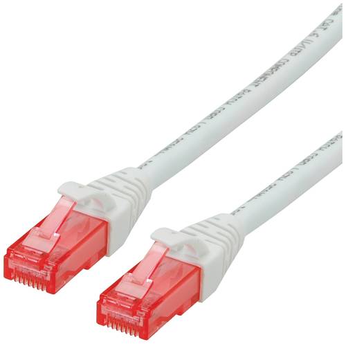 Roline 21.15.2946 RJ45 Netzwerkkabel, Patchkabel CAT 6 U/UTP 0.30m Weiß 1St. von Roline