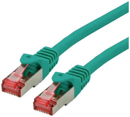 Roline 21.15.2954 RJ45 Netzwerkkabel, Patchkabel CAT 6 S/FTP 0.30m Grün 1St. von Roline