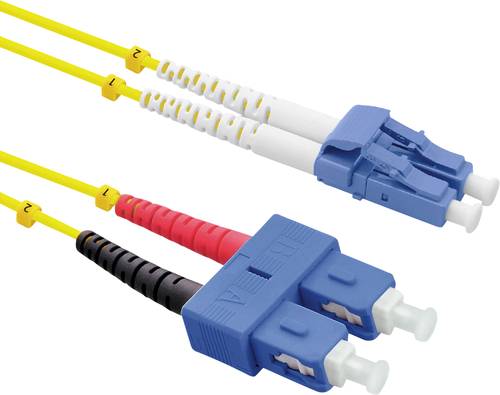 Roline 21.15.8793 Glasfaser LWL Anschlusskabel [1x LC-Stecker - 1x SC-Stecker] 9/125 µ Singlemode 3 von Roline