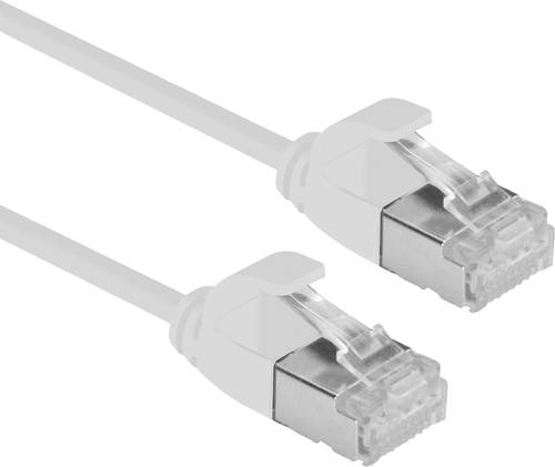 Roline 21153300 RJ45 Netzwerkkabel, Patchkabel CAT 6a U/FTP 0.15m Grau 1St. von Roline