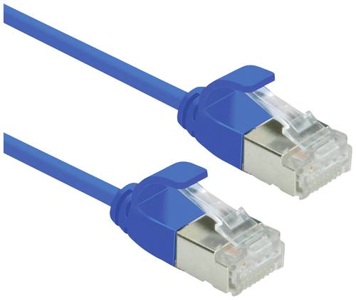 Roline 21153344 RJ45 Netzwerkkabel, Patchkabel CAT 6a U/FTP 1.50m Blau 1St. von Roline