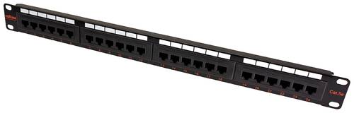 Roline 26.11.0349 24 Port Netzwerk-Patchpanel 483mm (19 ) CAT 5e 1 HE von Roline