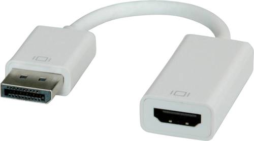 Roline DisplayPort / HDMI Adapterkabel DisplayPort Stecker, HDMI-A Buchse 0.15m Grau 12.03.3134 Disp von Roline