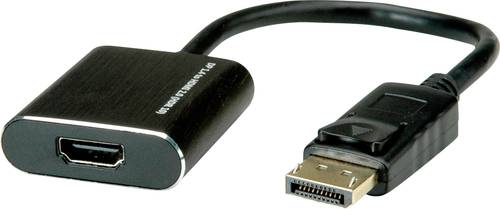 Roline DisplayPort / HDMI Adapterkabel DisplayPort Stecker, HDMI-A Buchse 0.15m Schwarz 12.03.3164 D von Roline