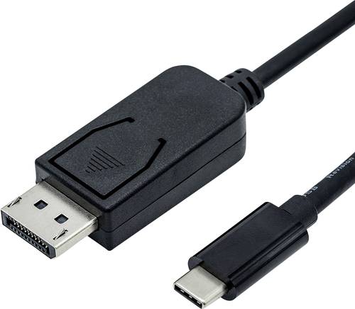 Roline DisplayPort Anschlusskabel DisplayPort Stecker, DisplayPort Stecker 1.00m Schwarz 11.04.5845 von Roline