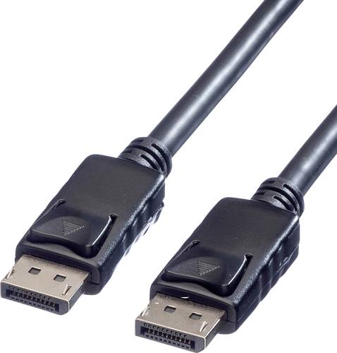 Roline DisplayPort Anschlusskabel DisplayPort Stecker, DisplayPort Stecker 2.00m Schwarz 11.04.5602 von Roline