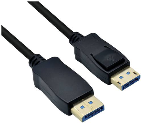 Roline DisplayPort Anschlusskabel DisplayPort Stecker 3m Schwarz 11046003 DisplayPort-Kabel von Roline