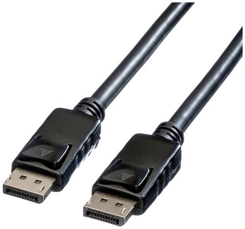 Roline DisplayPort Anschlusskabel DisplayPort Stecker 7.50m Schwarz 11.04.5604 Geschirmt DisplayPort von Roline