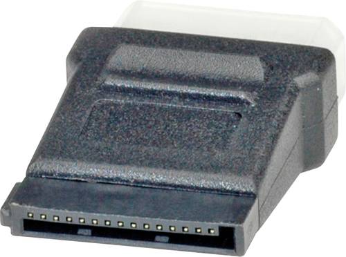 Roline Festplatten Adapter [1x Molex 4pol Stecker - 1x SATA-Strom-Stecker 15pol.] von Roline
