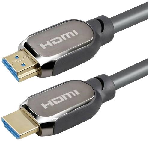 Roline HDMI Anschlusskabel HDMI-A Stecker 1m Schwarz 11046010 doppelt geschirmt HDMI-Kabel von Roline