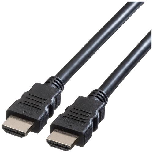 Roline HDMI Anschlusskabel HDMI-A Stecker 5.00m Schwarz 11.04.5575 Geschirmt HDMI-Kabel von Roline