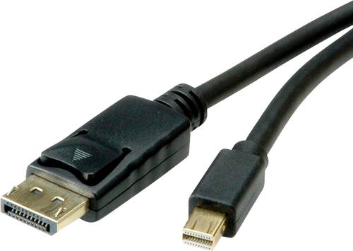 Roline Mini-DisplayPort / DisplayPort Adapterkabel Mini DisplayPort Stecker, DisplayPort Stecker 1.0 Roline Mini-DisplayPort / DisplayPort Adapterkabel Mini DisplayPort Stecker, DisplayPort Stecker 1.0 von Roline