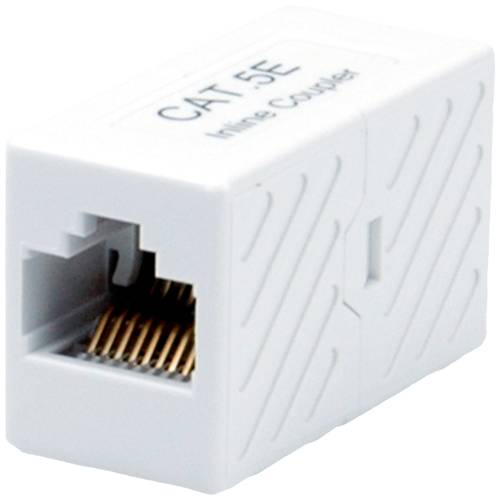 Roline RJ45-Kupplung RJ45 Adapter CAT 5e Weiß von Roline