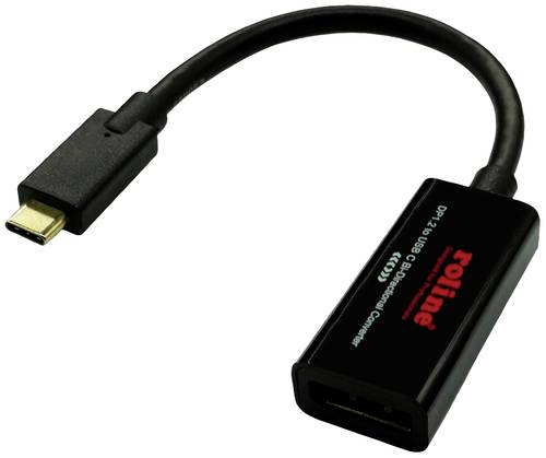 Roline USB-C®, DisplayPort Adapter [1x USB-C® Stecker - 1x DisplayPort Buchse] 11.04.5957-10 von Roline