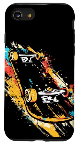 Hülle für iPhone SE (2020) / 7 / 8 Skateboard Graffiti von Rollbrettfahrer Grafik Shirts und Geschenke