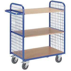 Rollcart Etagenwagen 08-7342 blau 118,0 x 50,0 x 93,0 cm von Rollcart