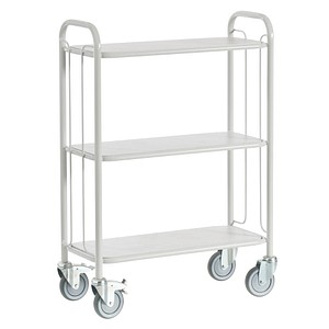 Rollcart Etagenwagen 08-7473 weiß 80,0 x 38,0 x 110,0 cm von Rollcart