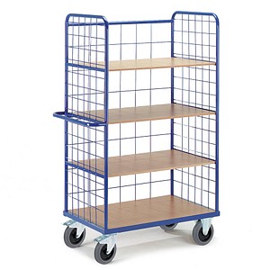 Rollcart Etagenwagen 08-7617 blau 100,0 x 70,0 x 188,0 cm von Rollcart