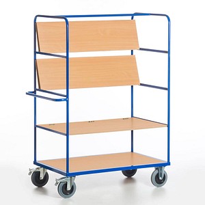 Rollcart Etagenwagen 08-7807 blau 120,0 x 80,0 x 188,0 cm von Rollcart