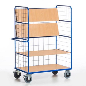 Rollcart Etagenwagen 08-7817 blau 120,0 x 80,0 x 188,0 cm von Rollcart