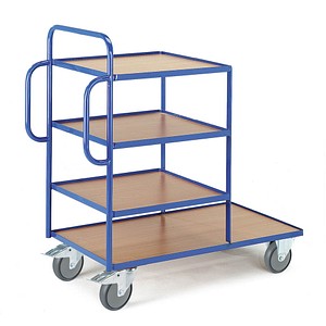 Rollcart Kommissionierwagen 08-7730 blau 47,0 x 108,0/63,0 x 125,0 cm von Rollcart