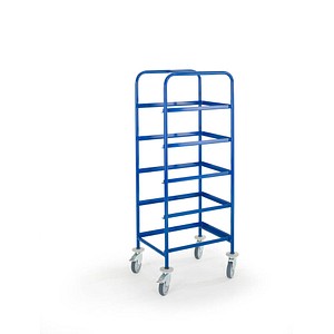 Rollcart Kommissionierwagen 16-4400 blau 41,0 x 61,0 x 157,0 cm von Rollcart