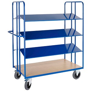 Rollcart Kommissionierwagen 16-4420 blau 135,0 x 40,0 x 174,0 cm von Rollcart