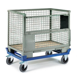 Rollcart Palettenwagen 10-4051 blau 128,0 x 88,0 x 29,0 cm von Rollcart