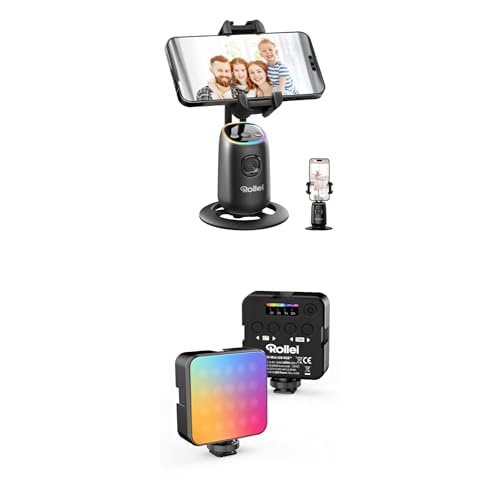 Bundle of Rollei Easy Creator Desktop mit AI Tracking+ Rollei Lumis Mini RGB Kamera Licht Bundle of Rollei Easy Creator Desktop mit AI Tracking+ Rollei Lumis Mini RGB Kamera Licht von Rollei
