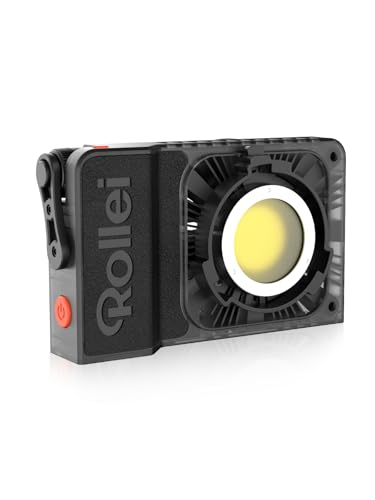 Rollei LUX 100W Bi-Color Professionelles LED-Dauerlicht Fotografie Candela-APP Smarte Bedienung, Fotolicht Ultraflach & Leicht | Duale Stromversorgung | Verstellbare Farbtemperatur 2700 – 6500K von Rollei