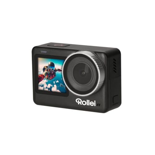 Rollei Action One Lite: Deine Action, Deine Perfektion! Erfasse 4K-Video, 20MP-Fotos mit 2 Displays, Bildstabilisierung und kreativen Modi. Touchscreen- und App-Steuerung für mühelose Aufnahmen! von Rollei