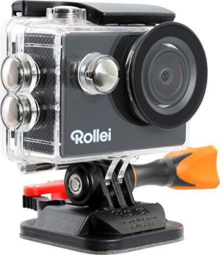 Rollei Actioncam 300 Plus - HD Video Funktion 720p, Unterwassergehäuse für bis zu 40m Wassertiefe, inkl. Schwimmgriff Bobber - schwarz von Rollei