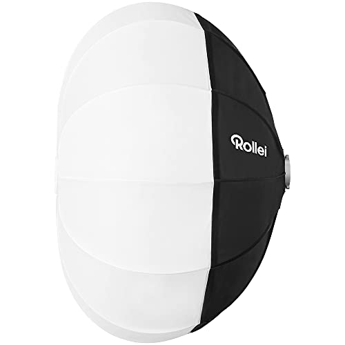 Rollei Ballon Softbox mit Licht-Kontrollvorhang, 100cm runder Lichtformer mit Bowens S-Type Bajonett für Studioblitz-Geräte und LED-Dauerlichter 28201 Rollei Ballon Softbox mit Licht-Kontrollvorhang, 100cm runder Lichtformer mit Bowens S-Type Bajonett für Studioblitz-Geräte und LED-Dauerlichter 28201 von Rollei